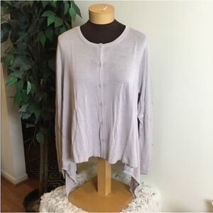 Simply Vera Vera Wang swing cardigan Woman’s size XXL soft purple